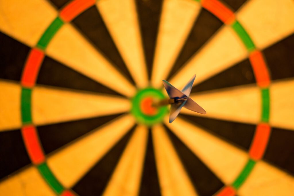 Focus to hit the bull's eye